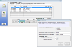 Consignor check quickbooks export